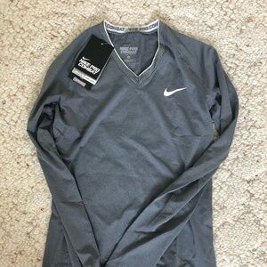 Nike Pro Combat Gray Compression Shirt